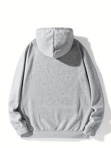 Sweat-shirt à capuche décontracté unisexe printemps-automne 2025, couleur unie, pour le sport - Product Image 6