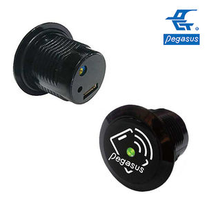 Contrôleur d'accès autonome NFC RFID mini encastrable 13,56 MHz ISO 14443A 18092, étanche IP54, capacité 1000, intelligent - Product Image 1