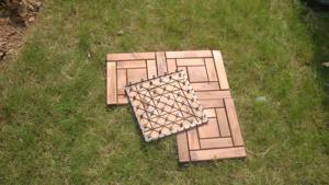 Loseta de Madera de Acacia Entrecruzada de 9 Listones, 300*300 mm, Vietnam, para Interiores y Exteriores, Fácil de Montar, Ecológica - Product Image 6