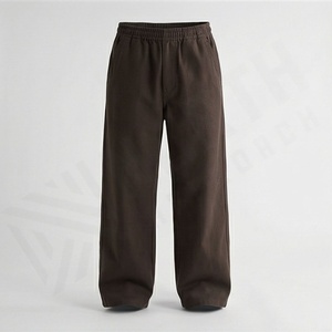 High Quality Custom Logo Summer Casual Sweatpants Mid Waist Track Pant Style Jogger Pants Winter Cotton <b>Fabric</b> Streetwear Bottom - Product Image 1