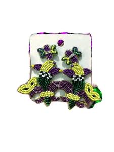 Pendientes de Cuentas Hechos a Mano para el Mardi Gras, Ligeros y Cómodos para Usar Todo el Día, Joyería de Moda para Festivales, Venta al por Mayor, OEM 2026 - Product Image 4