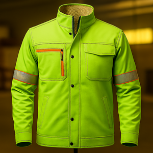 Chaquetas de trabajo de malla o enclavamiento al por mayor y chaquetas de seguridad | Ropa de trabajo industrial duradera - Product Image 6