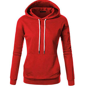 Sudadera con Capucha para Mujer, Color Personalizado, Bolsillo Canguro, Cordones, 100% Algodón, Ecológica, Venta al Por Mayor, Novedad 2024 - Product Image 1