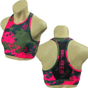 OEM Women's Lightweight High for Impact <b>Cross</b> Beauty Sport Bra New Tight <b>Tops</b> with Shockproof Halter Neck for Gym Wear - Product Image 1