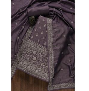 2025 nueva tendencia de moda para mujer, traje de lujo, Salwar Kameez Stones, Color sólido de trabajo, diseño personalizado, traje sin costuras - Product Image 1