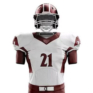 Conjunto de Uniforme de Fútbol Americano de Grado Profesional, Ligero, de Poliéster de Secado Rápido para Adultos - Product Image 4