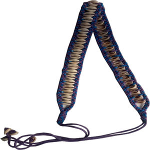 Coquille de coton perlé ceinture pour femmes mode noir sac blanc Western OEM Logo Style boucle tissu emballage pièces couleur royaume-uni - Product Image 1