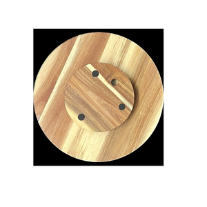 Diseño único de madera perezoso Susan Buen diseño pieza Organizador de madera perezoso Susan base de madera mejor producto - Product Image 6