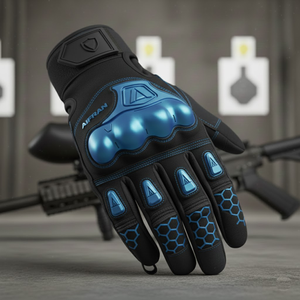 Gants tactiques haute performance AIFRAN, logo personnalisé, équipement de protection pour le tir, gants de sport de terrain de paintball à doigts rigides - Product Image 4