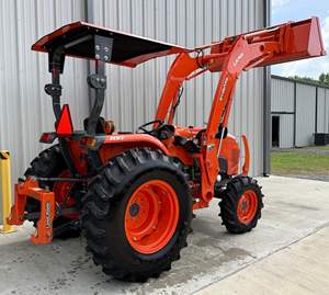 2021 nuevo modelo para L4701 Walking Tractor 55 HP motor diésel 540 PTO 4x4 cargador de conexión rápida cubo Motor bomba de engranajes caja de cambios - Product Image 1