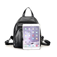 2023 coréen Simple en cuir ordinateur portable sac à dos sac d'école voyage randonnée mode sacs pour femmes marque de luxe femme