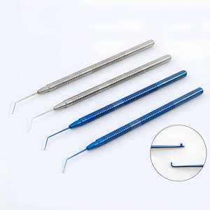 INSTRUMENTO QUIRÚRGICO MANUAL DE ACERO PHACO CHOPPER OFTÁLMICA MICROCIRUGÍA LENTE MANIPULACIÓN GANCHO Reutilizable por Hosanna Surgical - Product Image 1