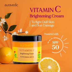 Crema Facial Iluminadora con Vitamina C de 50 ml, Certificada por GMP, con SPF, Crema Blanqueadora para la Piel con Ácido Kójico, Té Verde y Hierbas - Product Image 2