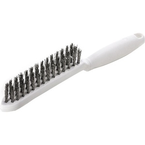 แปรงทำความสะอาด LESSMANN ขนาด 285 มม. ลวดสแตนเลสขนาด 0.35 มม. 3 แถว แปรงลวดแบบจีบ - Product Image 1