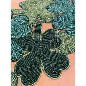 Latest Design Solid Color Table Runner for Wedding Birthday Parties Banquets Decoration Beaded Table Runners BY MSR OVERSEAS - Product Image 2