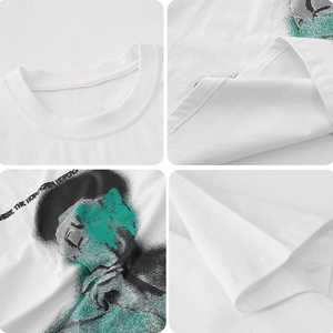 Camisetas de Hombre con Logotipo Personalizado, Bordado Formal, 100% Algodón Lavado, Cuello Redondo, Serigrafía de Alta Calidad - Product Image 4