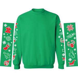 Hommes et femmes 100% coton saison d'hiver sweats à capuche de Noël 100% coton thermique sweats à capuche de Noël - Product Image 4