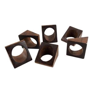 Anillos para Servilletas de Madera Maciza de Primera Calidad, Perfectos para Decoración de Mesa Rústica, Moderna y Minimalista, y Celebraciones - Product Image 4