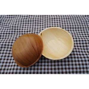 Produit chaud 2024 jetable vietnamien Areca feuille de palmier bols vaisselle pour déjeuner Camping en plein air Mme Amelia + 84855014447 - Product Image 3