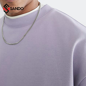 100% algodón de los hombres de gran tamaño pulóver sudaderas con capucha ligero desgastado ácido lavado Streetwear personalizado 3D para Puff Print Logo - Product Image 4