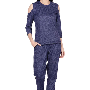 Nouvelle tendance personnalisée Survêtement imprimé léger en coton à prix abordable pour femmes - Product Image 4