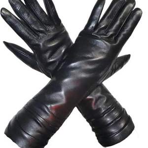 Gants longs en cuir de mouton véritable pour femmes, mitaines sexy de haute qualité pour soirée, à la mode, durables, de la meilleure qualité - Product Image 3