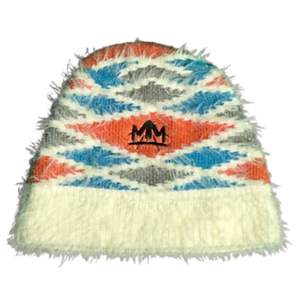 Chapeau en tricot unisexe, bonnet d'hiver doux et moelleux, motif coloré, bonnet chaud, streetwear décontracté, couvre-chef - Product Image 1