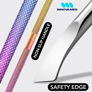 Meilleures ventes Innovamed Poussoirs à cuticules en acier inoxydable Service OEM de haute qualité Nouvelle arrivée Produit d'application des ongles - Product Image 4