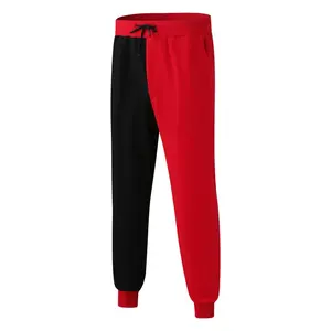2024男士红黑两色运动裤休闲慢跑裤透气拉绳男士运动裤