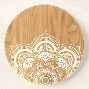 ที่รองแก้วทำจากไม้หรูหราทันสมัยแผ่นรองแก้วรูปหัวใจขายส่ง - Product Image 2