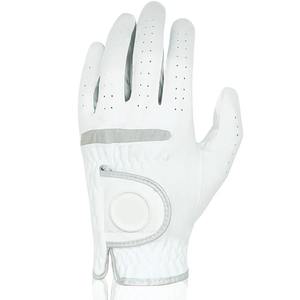 Gants de golf pour hommes, main gauche/droite, doux, respirants, en peau de mouton pure, avec granules antidérapantes et fermeture auto-agrippante, pour usage sportif - Product Image 1