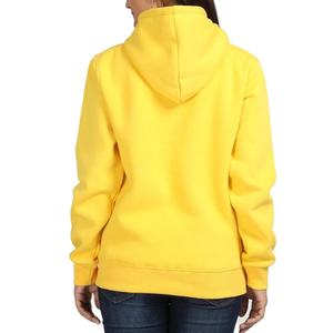 Vente en gros d'usine de sweat à capuche uni vierge avec étiquettes personnalisées bon marché pour femmes imprimant votre marque style décontracté - Product Image 4