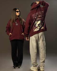 2025 Trending High Quality Heavyweight 450g Mental Health Matters Print Loose Casual Streetwear Pullover Hoodies for Men - Product Image 5