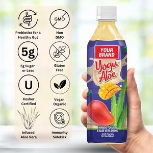 Bebida de Jugo de Mango y Aloe Vera de 500 ml, Fabricante de Vietnam - Muestra Gratuita y Marca Privada, Mejor Precio al por Mayor - Product Image 3