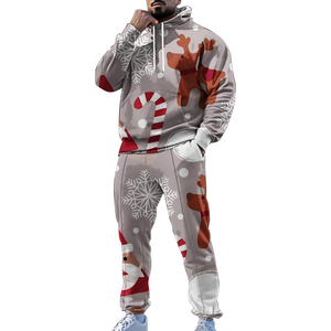 Traje Deportivo Ajustado para Hombre, Estilo Informal, para Correr, Chándal para Hombre, Liso y Estampado, para Imprimir en 2025 - Product Image 1