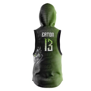 Uniformes de Fútbol Americano 7v7, Jersey con Capucha y Pantalones Cortos Sublimados con Gráficos, Conjunto Deportivo para Hombre - Product Image 2