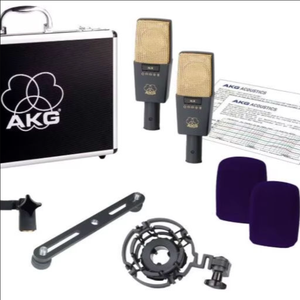 NUEVO FAV Pro Audio C414 XLII Set Estéreo de Micrófonos de Condensador de Diafragma Grande para Voz e Instrumentos, Multipatrón, Bluetooth, USB para Datos - Product Image 4