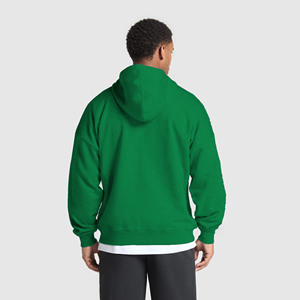 Sudadera con capucha de gran tamaño con cremallera para hombre, sudadera de algodón, ropa de calle de peso pesado, Top con capucha de manga larga informal a la moda - Product Image 3