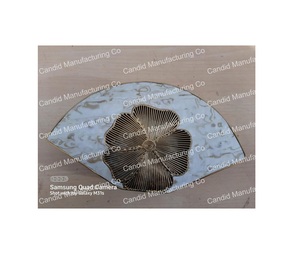 Candid Manufacturing Co Ladies Party Bolso de hombro Funky Metal MOP Clutch con Stone Work Bolso de mujer - Product Image 1