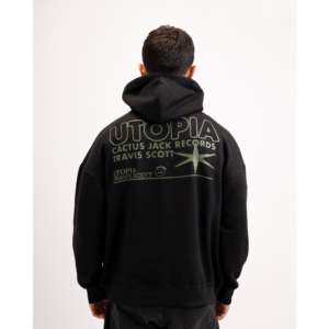 Sudadera con Capucha Utopia 100% Algodón French Terry XS con Cremallera, Estilo Urbano Desgastado, Patrón Liso, Etiqueta Personalizada, Sudadera Oversize - Product Image 3