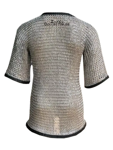 Chainmail hauberk 10มม. แบนยึดกับเครื่องซักผ้าชุดเกราะคอสเพลย์น้ำหนักเบาที่ดีที่สุดสำหรับงานเทศกาลยุคกลาง - Product Image 5