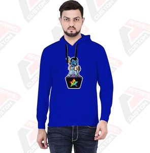 Premium Men's Pullover Hoodie Ultra Cozy Soft 100% Cotton Embroidered Beaded Stonewashed Eco-Friendly Winter Season Customized - Product Image 1