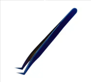 Pinzas profesionales de Extensión de pestañas de volumen de 90 grados con puntas redondeadas Etiqueta privada personalizable - Product Image 3