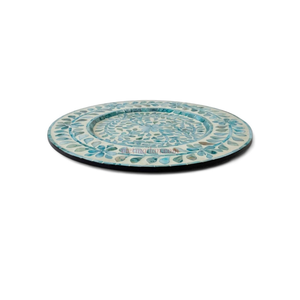 Plato Decorativo de Nácar Azul para una Elegante Decoración de Mesa y Bodas, Procedente de Vietnam - Product Image 3