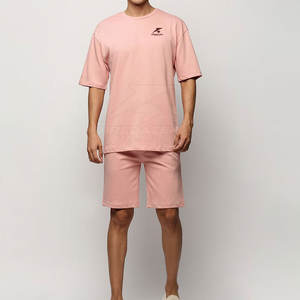 Ensemble t-shirt et short personnalisé ensembles de vêtements de mode pour hommes en gros chemises à manches courtes et ensembles de shorts - Product Image 1