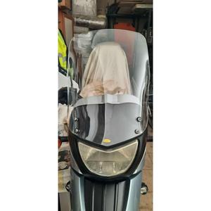 Bmw F 650 ( 4 fori) parabrezza 2004 2007 modello anni 45cm colore trasparente 4mm di altezza