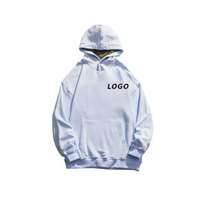 100% algodón mezclado suelto Casual manga larga con capucha pulóver invierno sudaderas logotipo personalizado ropa de calle personalizada básicos - Product Image 2