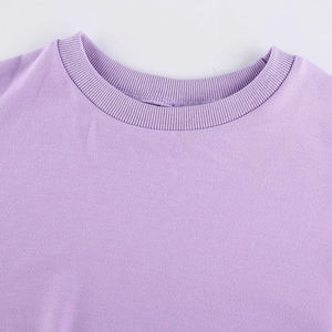 Gran oferta, Jersey de algodón acanalado personalizado para mujer, suéter, Top corto, ropa de calle inferior con etiqueta personalizada para invierno - Product Image 2