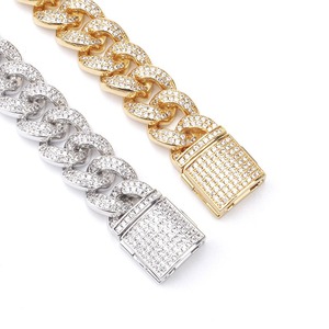 สร้อยข้อมือเพชรคิวบาที่ทำด้วยมือที่ขายดีที่สุดสำหรับงานแต่งงานหรืองานปาร์ตี้และทุกวัน - Product Image 6