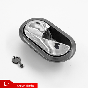 8200028487 Poignée de porte intérieure chromée gauche pour Renault Clio III Kangoo Dacia Logan - Product Image 1